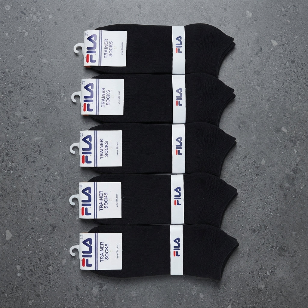 FILA Men's Ankle Trainer Socks Pack of 10