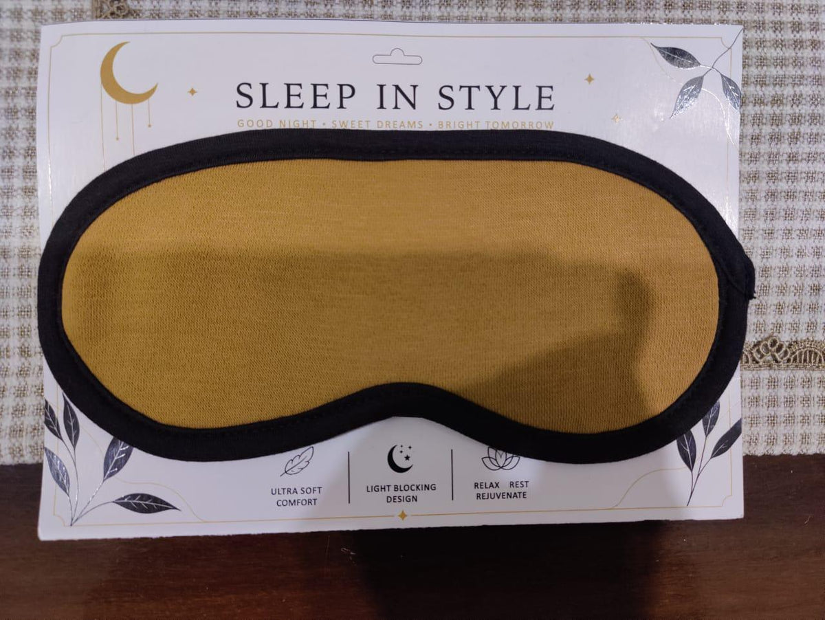 Premium Quality Adjustable Sleep Mask | Lightweight Breathable Design For Travel & Home Use