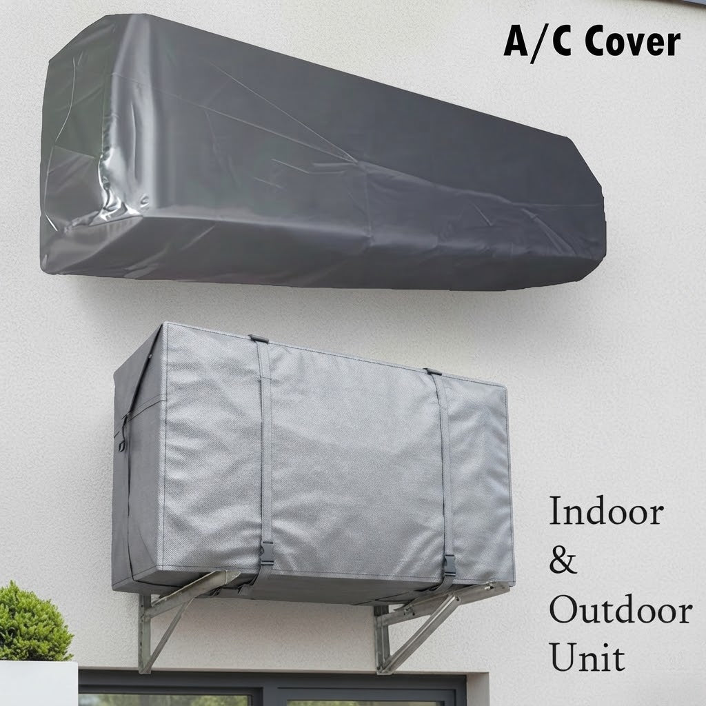 Ac Cover 1Ton Dust Proof Non-water proof Non-parachute only for dust cover non woven stuff ( 2 Pcs Set )
