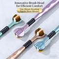 Pack Of 2 Innovative 3 Sided Toothbrush Efficient Cleaning Design One Minute Equals Three Minutes Compact Comfortable Grip For Daily Oral Care | Random Colour