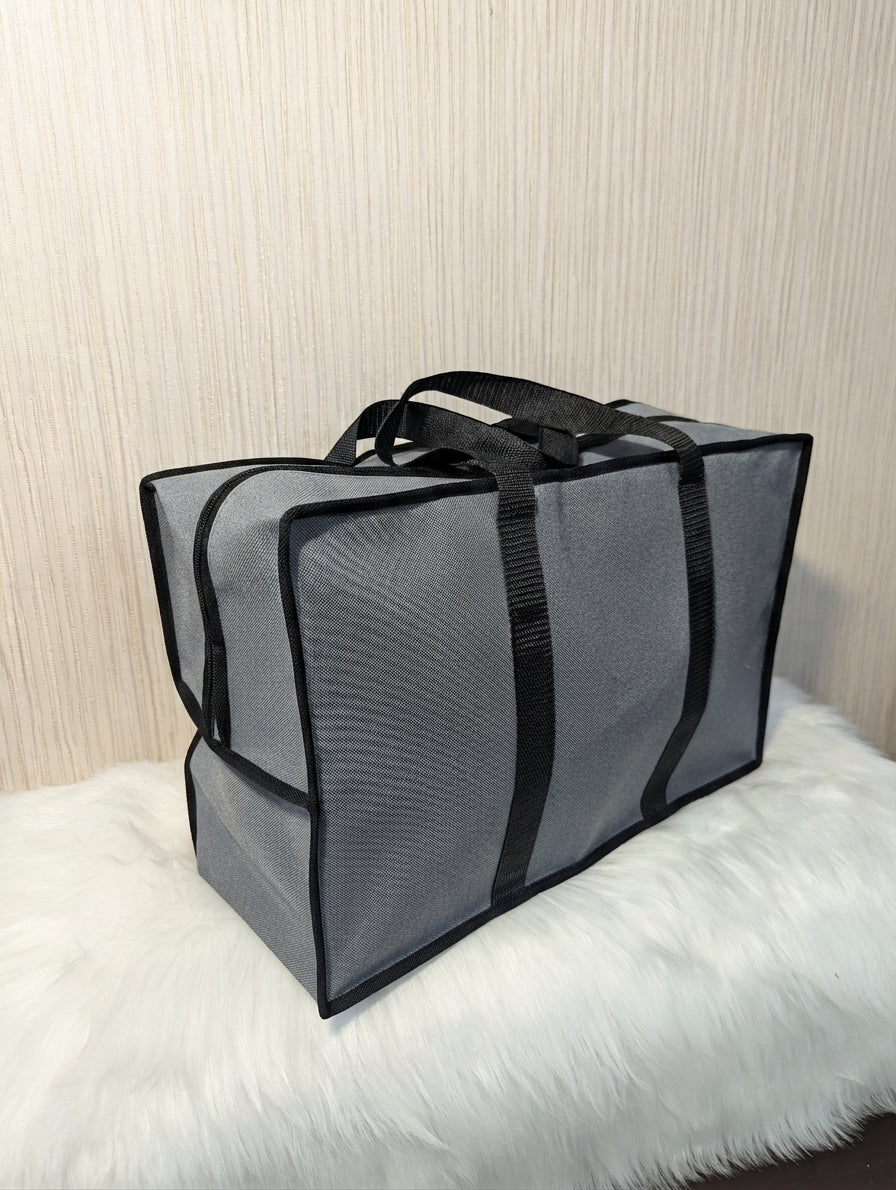 TRAVEL BAG MADE UP FUSING 110GSM - Black