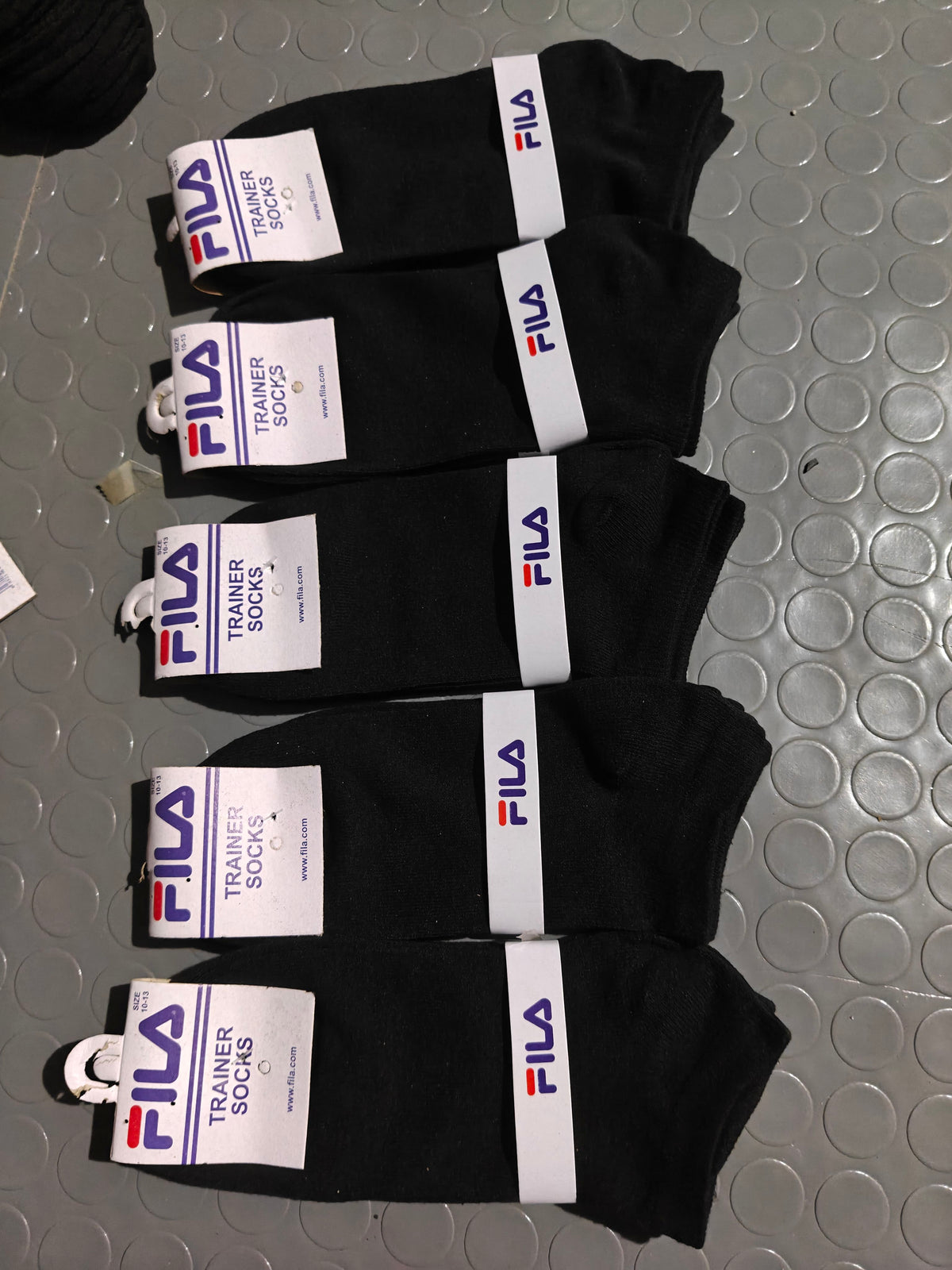 FILA Men's Ankle Trainer Socks Pack of 10
