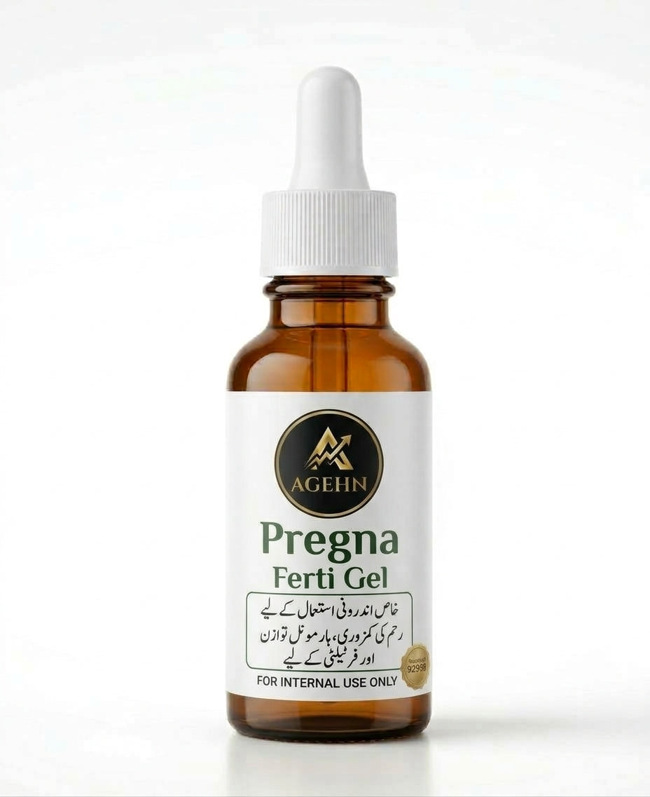 AGEN PregnaVital Mix 300g + Pregna FertiGel 30ml – Herbal Wellness Combo Pack